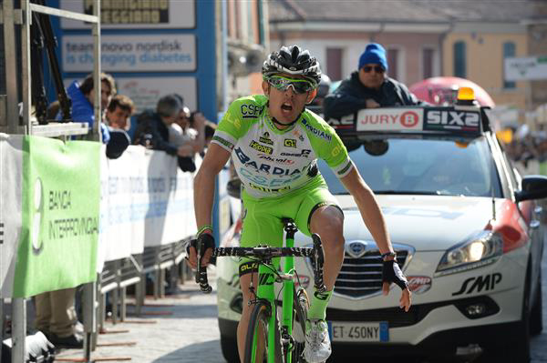 Francesco Bongiorno finishes the stage